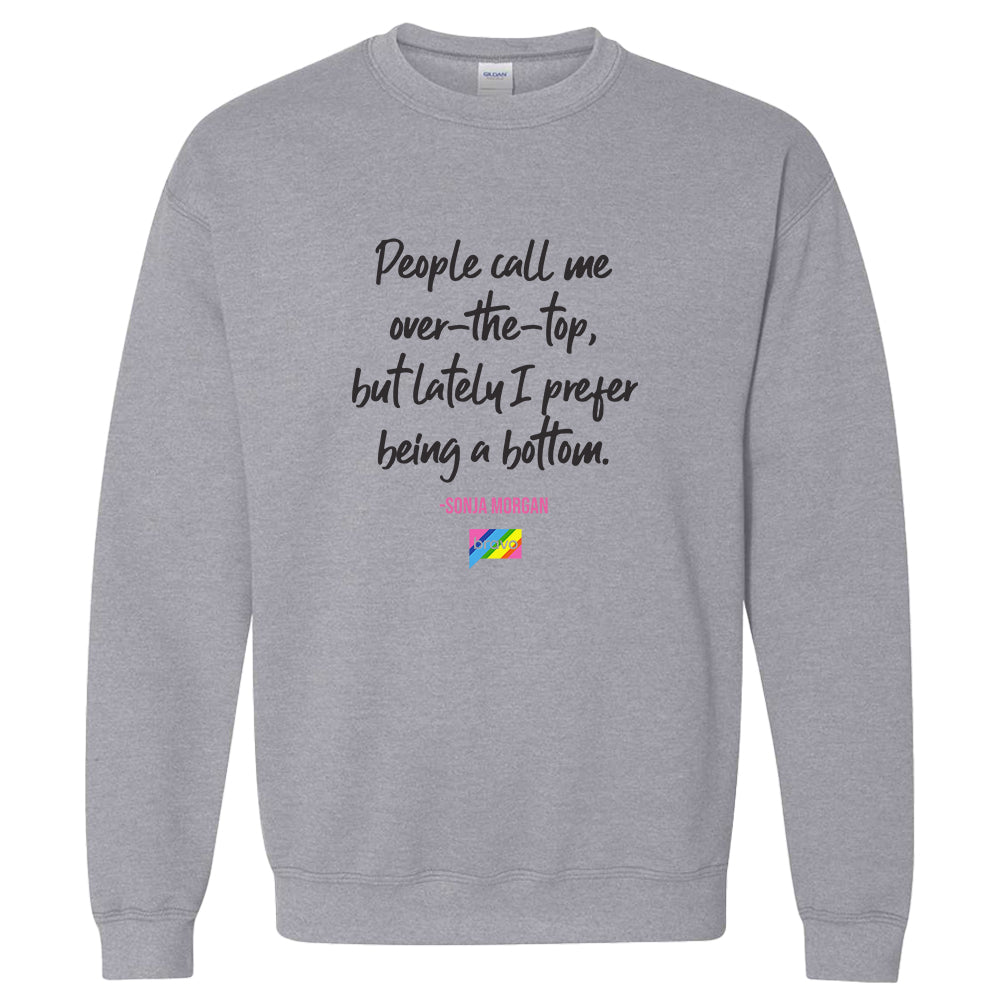 Pride By Bravo Sonja Morgan Fleece Crewneck Sweatshirt