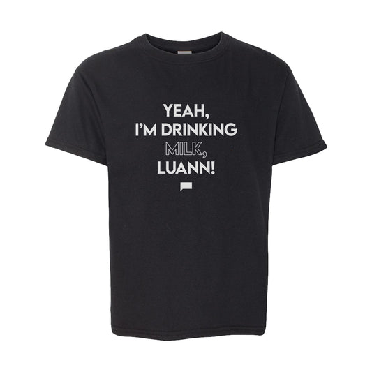 The Real Housewives of New York City Yeah, I'm Drinking Milk, Luann! Kids Short Sleeve T-Shirt