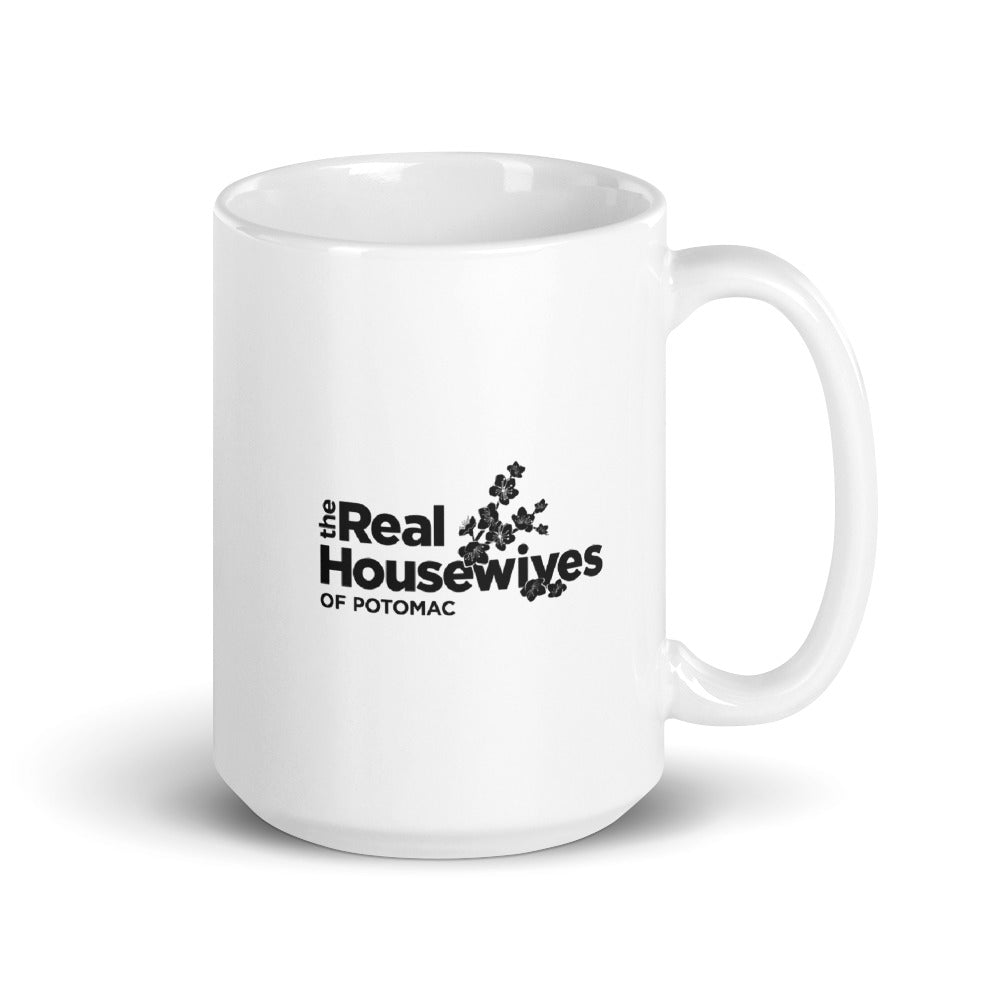 The Real Housewives of Potomac Ampersand White Mug