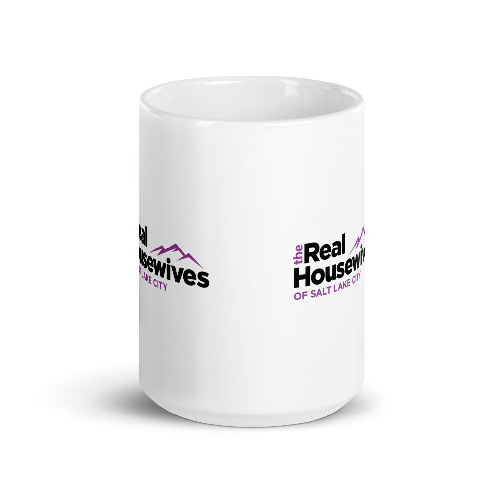 The Real Housewives of Salt Lake City Logo White Mug