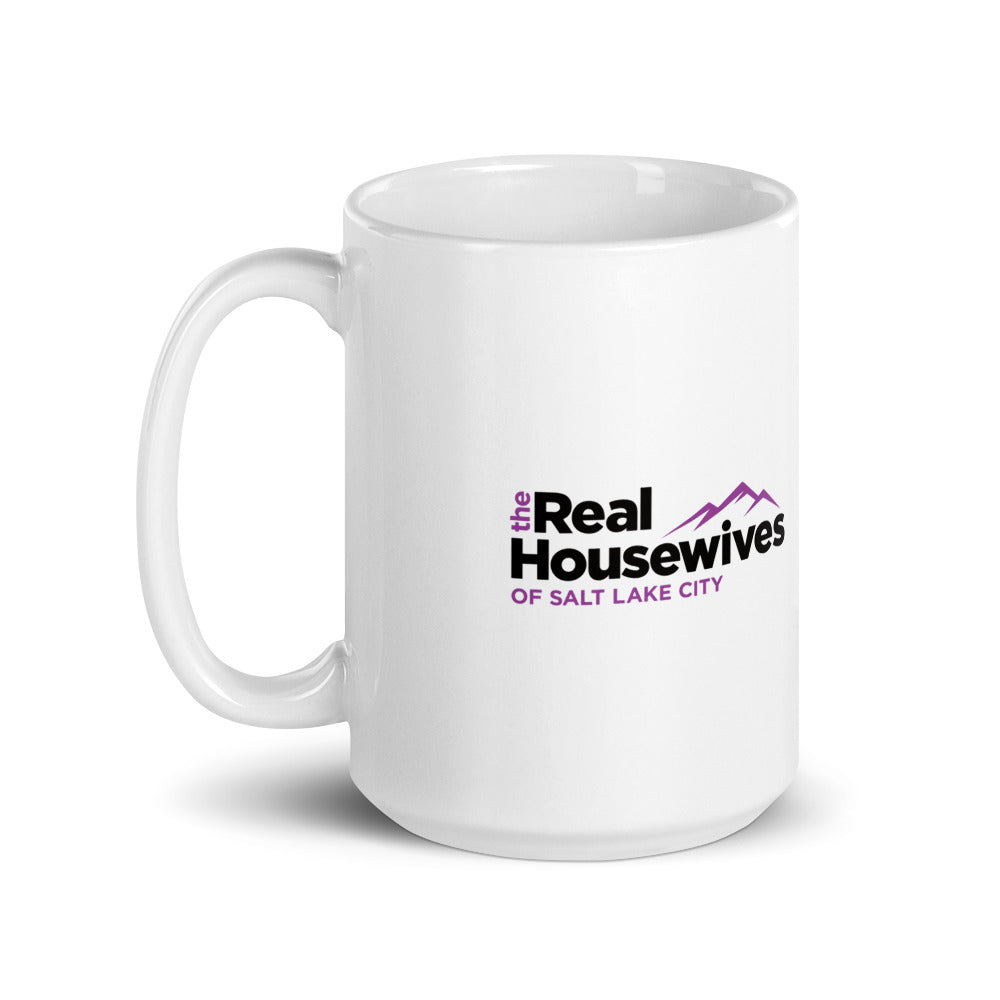 The Real Housewives of Salt Lake City Logo White Mug