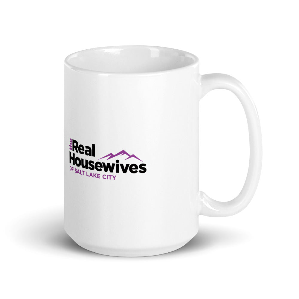 The Real Housewives of Salt Lake City Logo White Mug