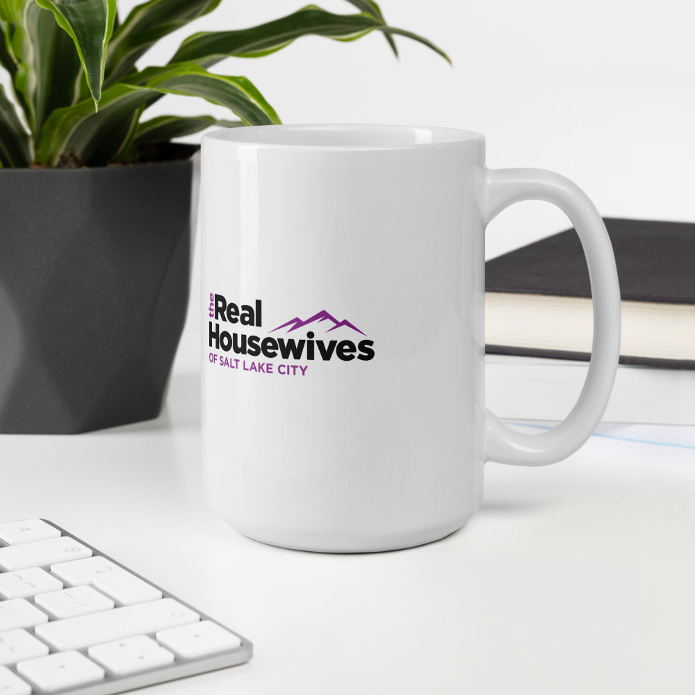 The Real Housewives of Salt Lake City Logo White Mug