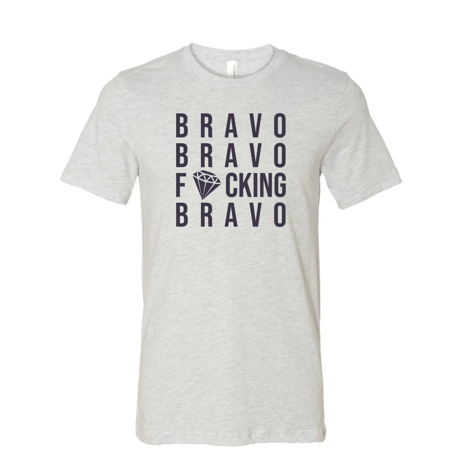 Bravo Bravo F*cking Bravo Short Sleeve Unisex Jersey Tee Ash / XL