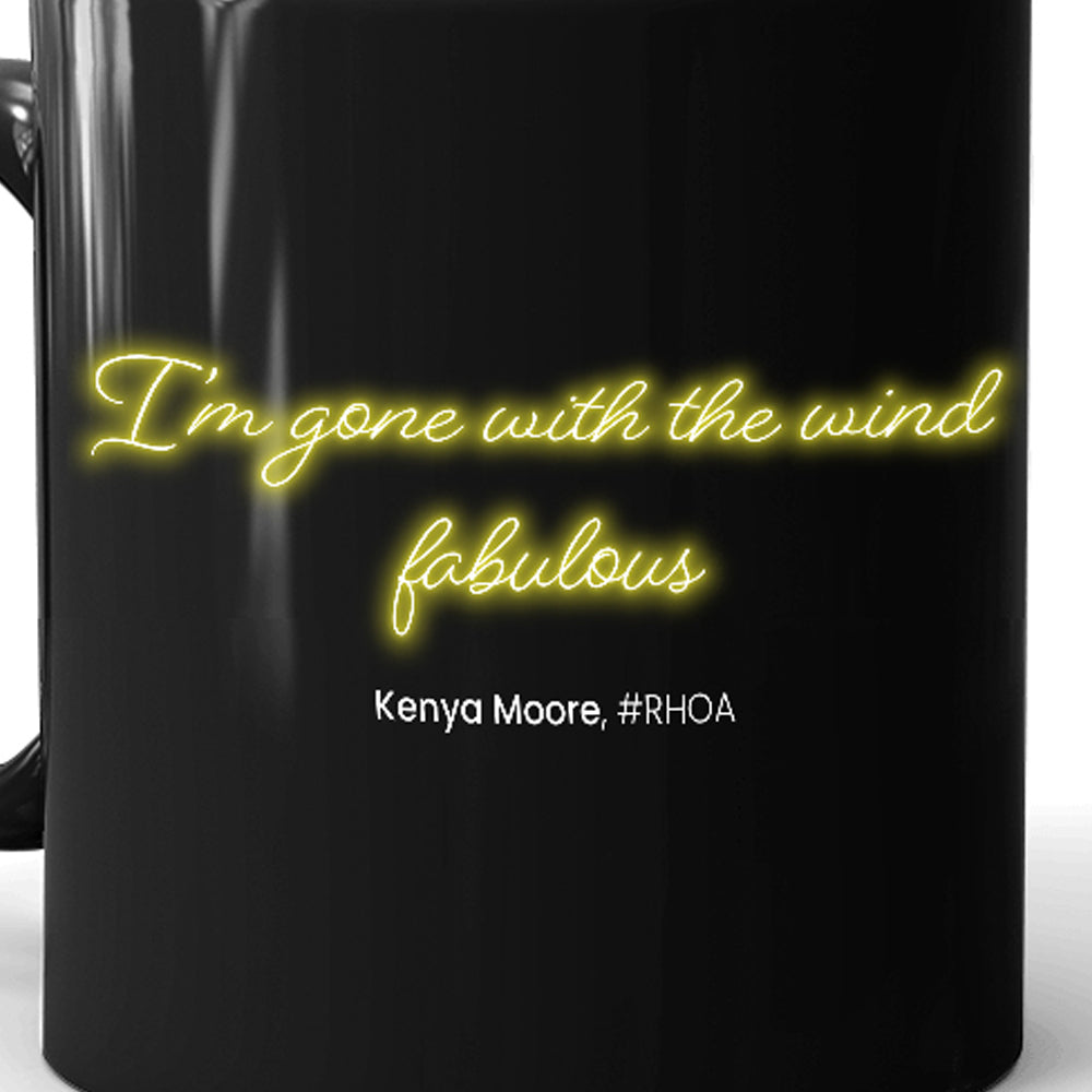 The Real Housewives Museum Collection Gone With The Wind Black Mug