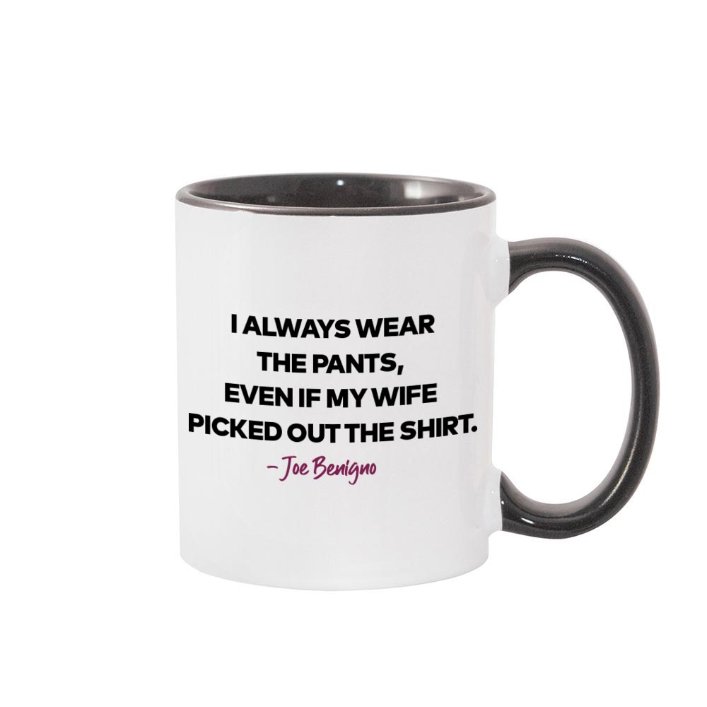 The Real Housewives of New Jersey Joe Benigno Tagline Two-Tone Mug