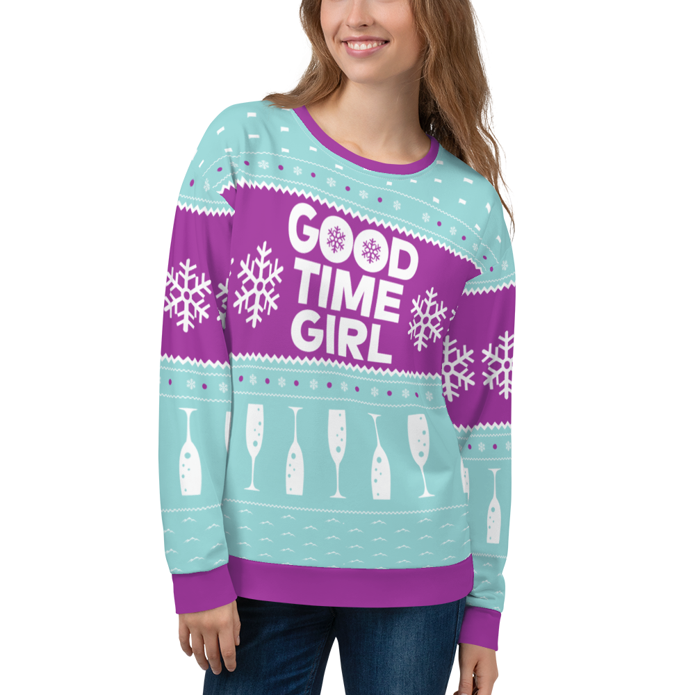 The Real Housewives of Salt Lake City Good Time Girl Holiday Sweatshirt