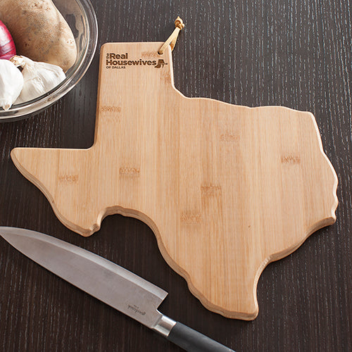 The Real Housewives of Dallas - Texas Shaped Cutting Board