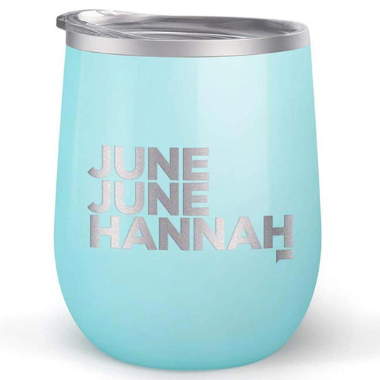 Below Deck June, June, Hannah 12 oz Stainless Steel Wine Tumbler