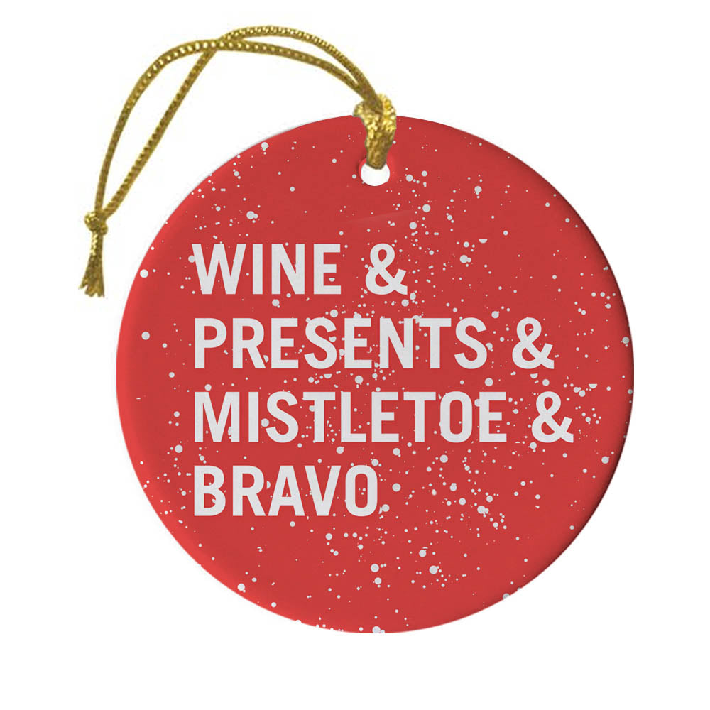 Bravo Holiday Ampersand Double-Sided Ornament