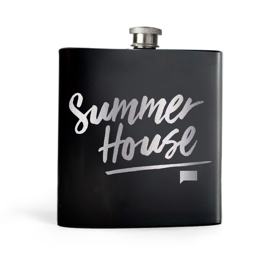 Summer House Logo Flask