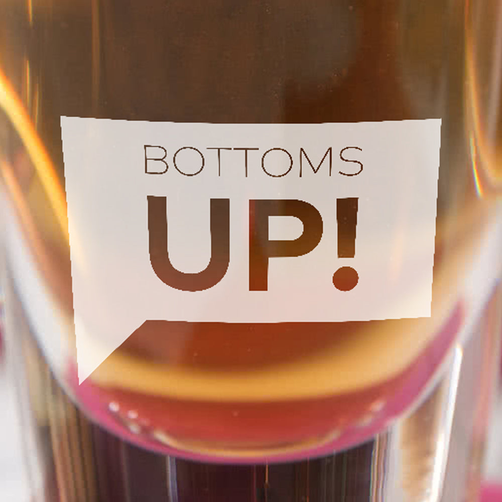 Bravo Gear Bottoms Up! Shot Glass