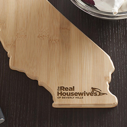 The Real Housewives of Beverly Hills - California Shaped Cutting Board