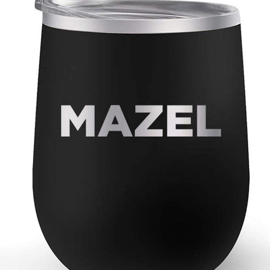 Watch What Happens Live Mazel 12 oz Stainless Steel Wine Tumbler-1