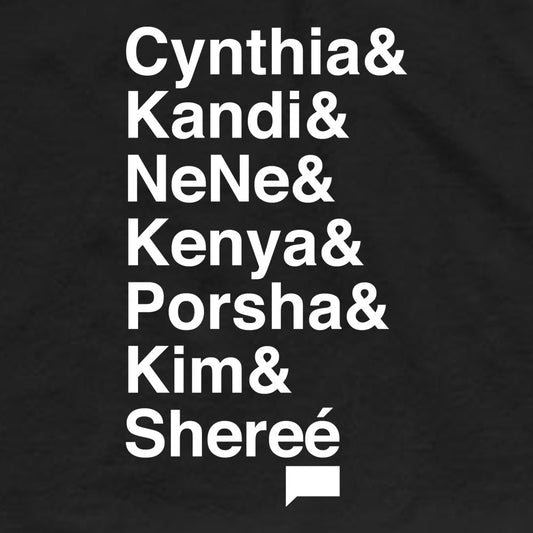 The Real Housewives of Atlanta Names Men's Short Sleeve T-Shirt