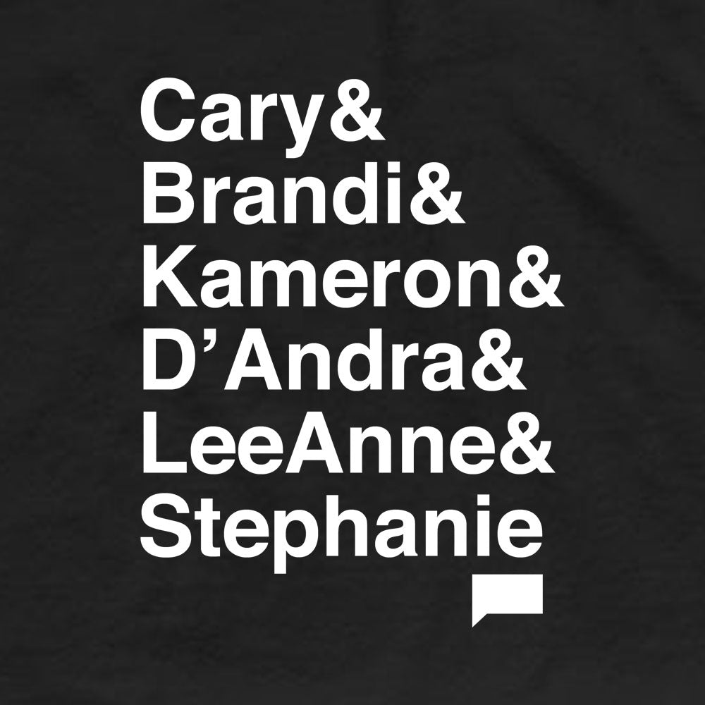 The Real Housewives of Dallas Names Men's Short Sleeve T-Shirt