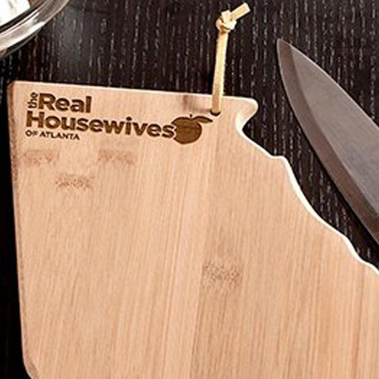 The Real Housewives of Atlanta - Georgia Shaped Cutting Board