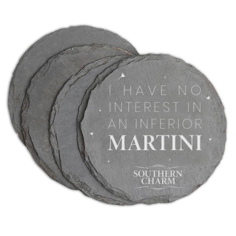 Southern Charm Inferior Martini Coaster Set