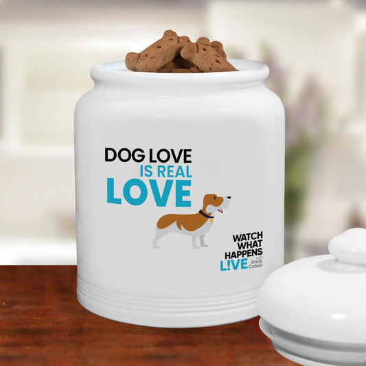 Watch What Happens Live Wacha Dog Love Dog Treat Jar